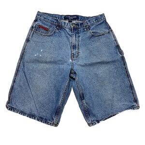 Vintage Y2K US Polo Assn Jean Shorts Men’s Size 33 Embroidered Baggy 12” READ
